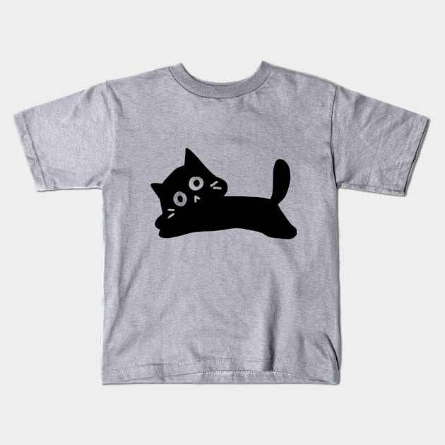 My Body Says Nope - Funny Lazy Cat Gift Kids T-Shirt by Nahlaborne